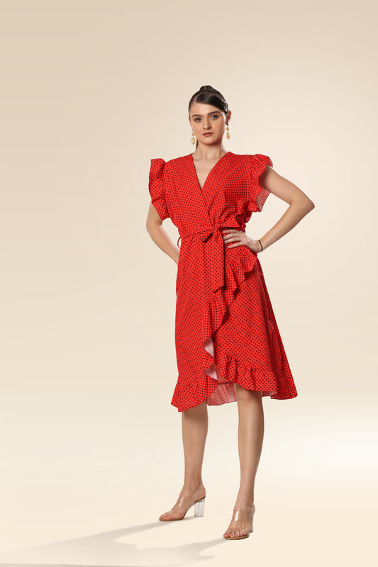 Dotty Red Radiance Dress