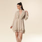 Ethereal Elegance Lace Cascade Dress