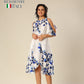 Marine Mirage Satin Stunner Dress