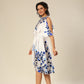 Marine Mirage Satin Stunner Dress