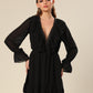 Ethereal Elegance Lace Cascade Dress