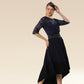 Blue Breeze Chic Cobalt Lace Bliss Gown