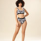 Cheetah Chic In Monochrome Swim Wear