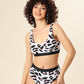 Cheetah Chic In Monochrome Swim Wear
