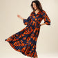 Tangerine Tango Pleat Dress