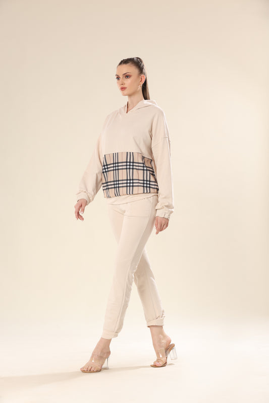 Checkered Comfort Track Suit