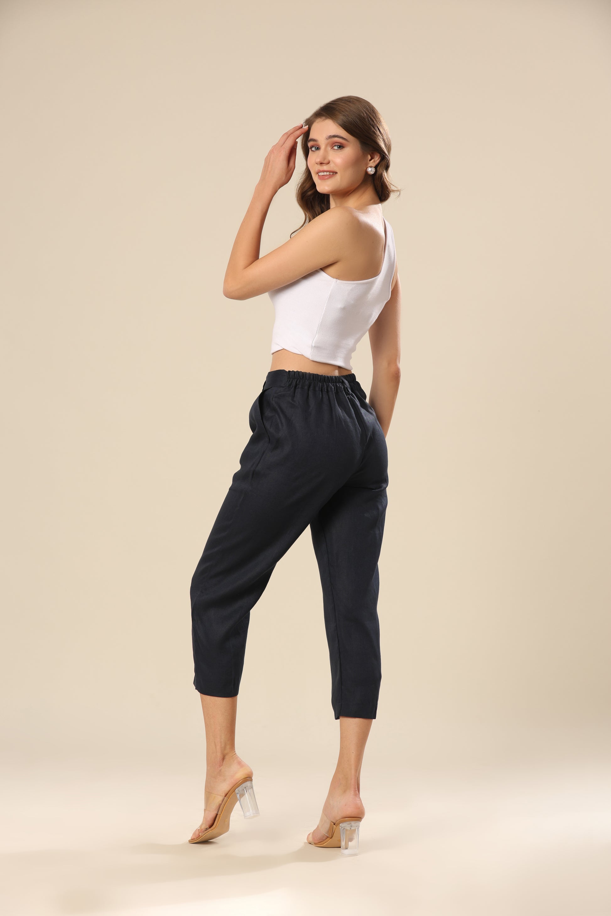 Luxe Linen Delight Pant - Made in Italy