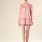 Candy Stripes Pink Satin Night Wear