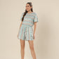 Forest Stripe Ensemble Romper