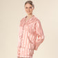 Candy Stripes Pink Satin Night Wear