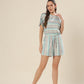 Forest Stripe Ensemble Romper