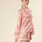 Candy Stripes Pink Satin Night Wear