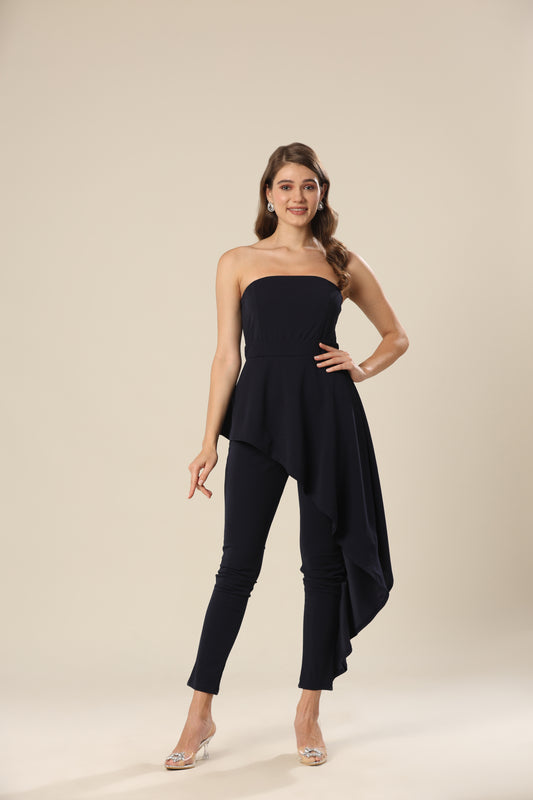 Modern Jumpsuit With Ruffle