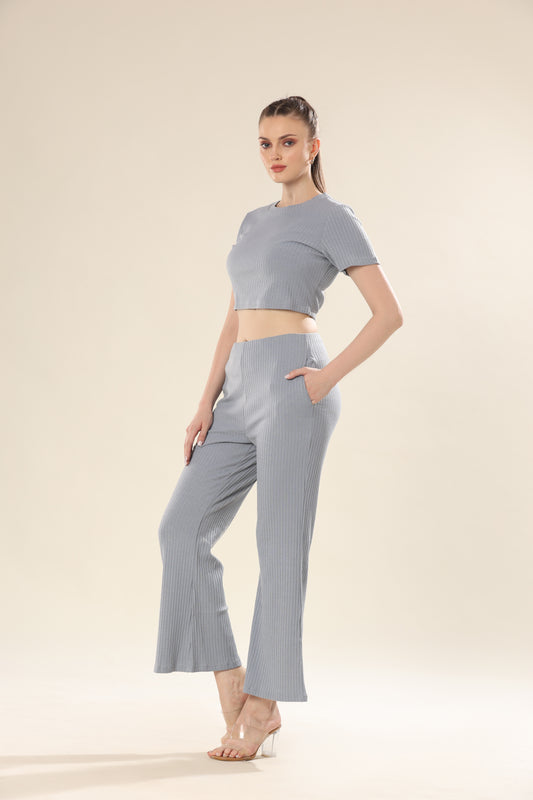 Gray Skyline Night Wear Chic