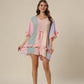 Chromatic Bliss Kaftan Style Romper