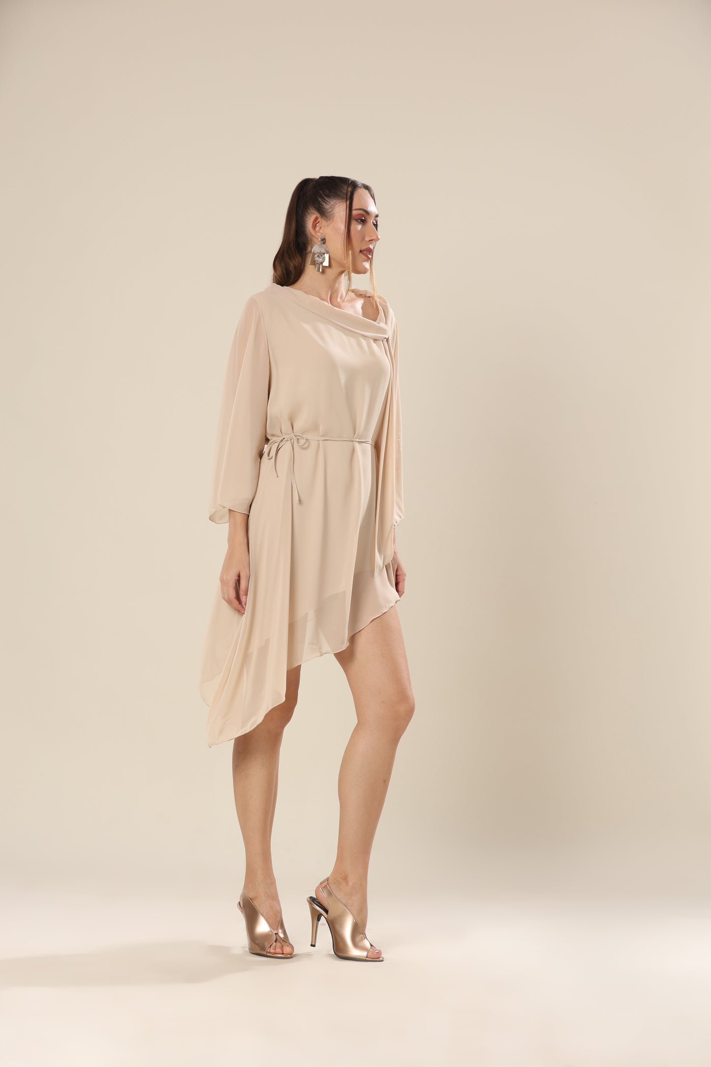 Urban Glow Semi-Transparent Elegant Tunic