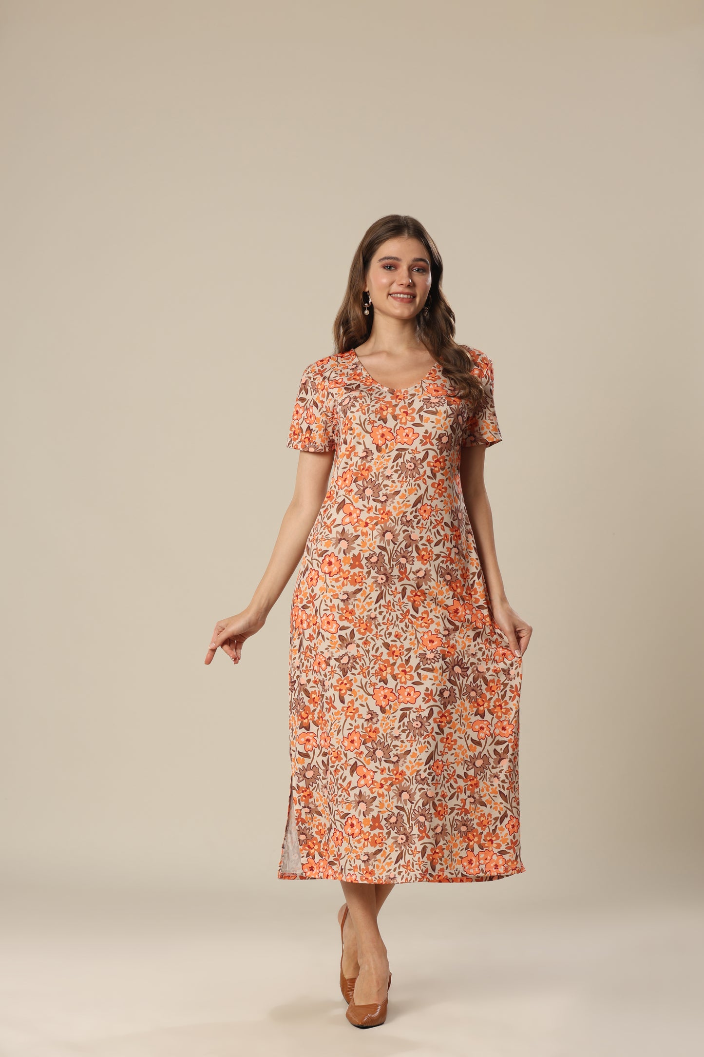 Orange Blossom Glamour Dress