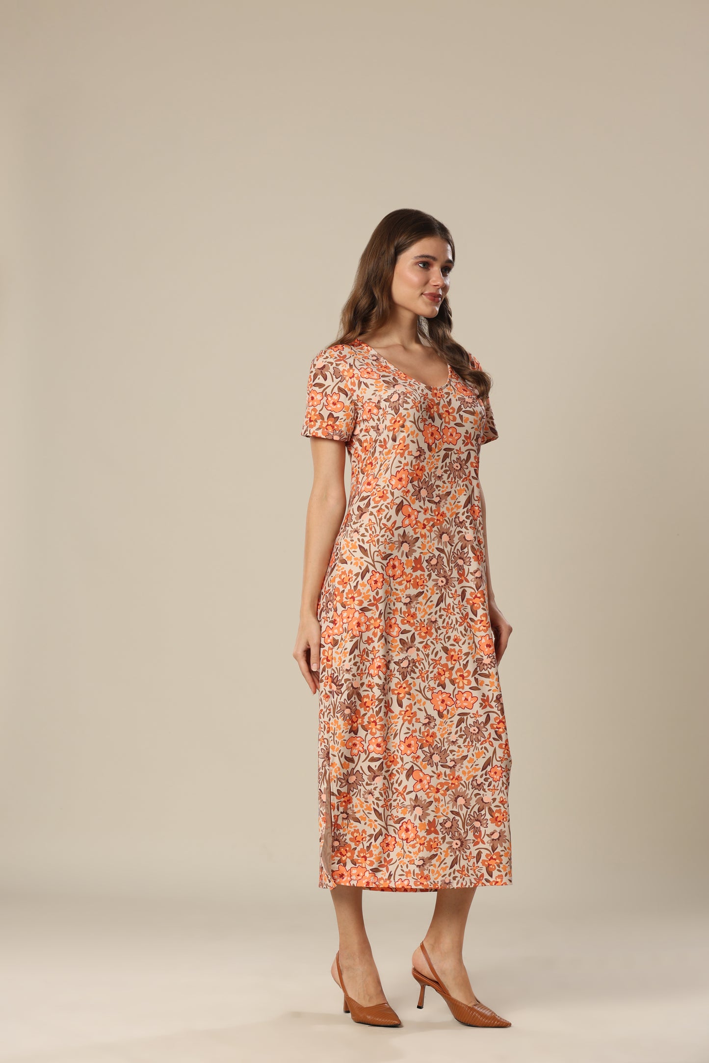 Orange Blossom Glamour Dress