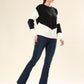 Sleek Noir Duo Pullover Bliss