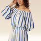Sailors Delight Blue Stripe Romper