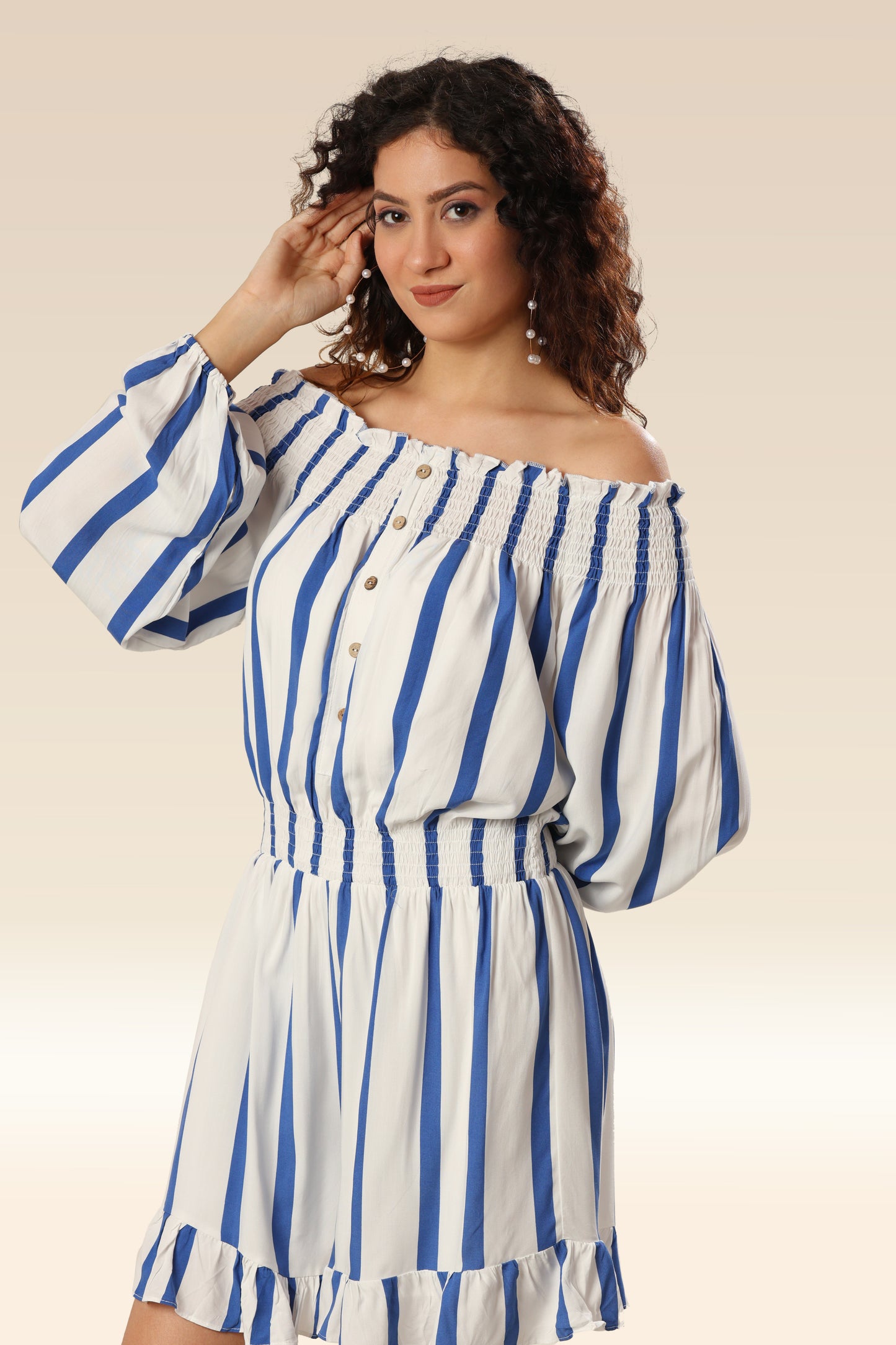 Sailors Delight Blue Stripe Romper