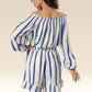 Sailors Delight Blue Stripe Romper