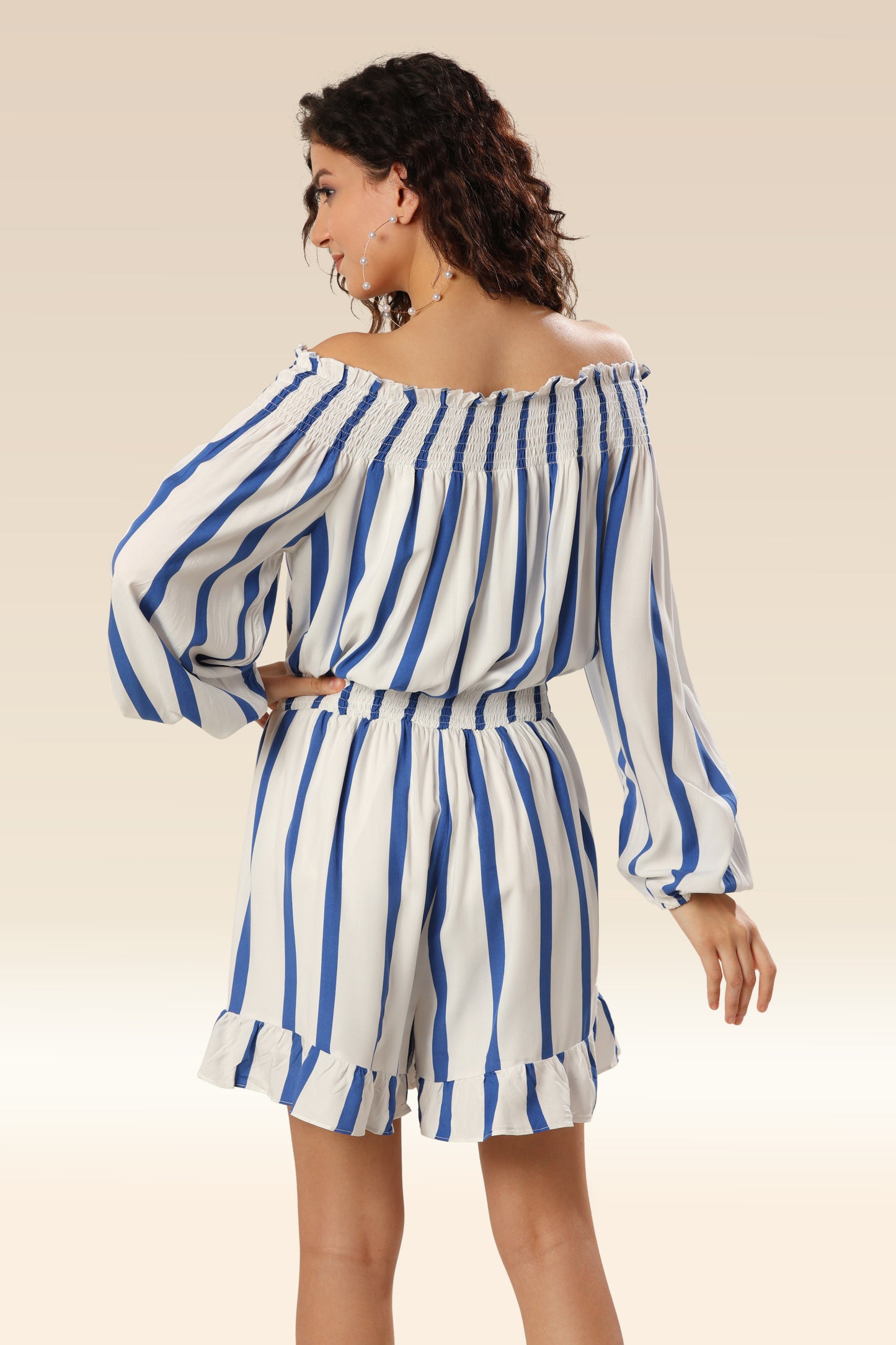 Sailors Delight Blue Stripe Romper