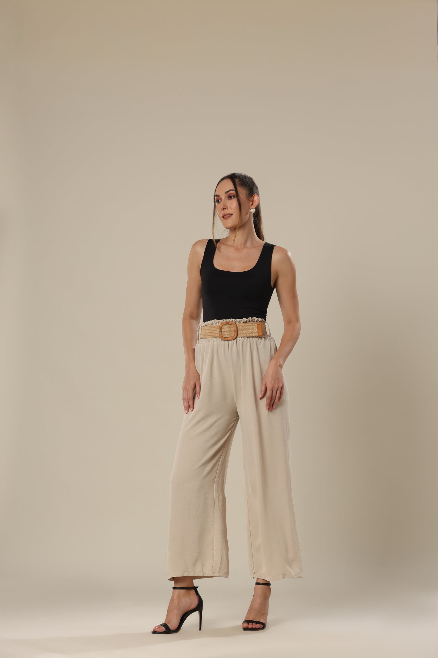 Leisurely Escape Trouser With Belt