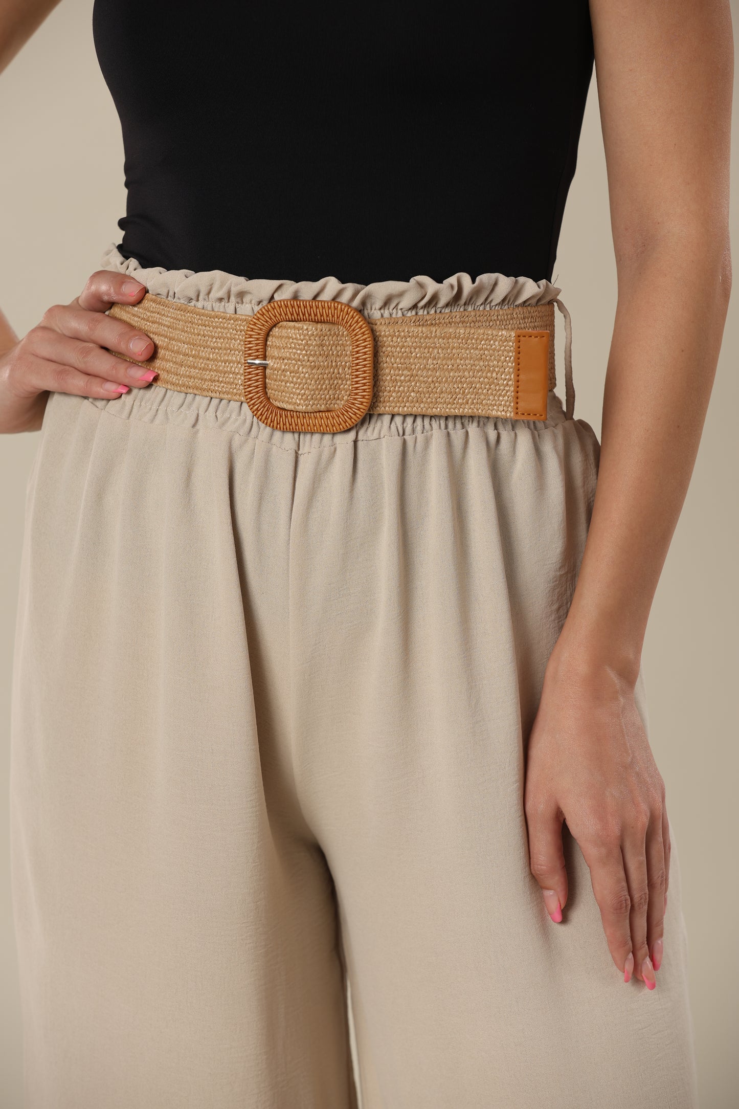 Leisurely Escape Trouser With Belt