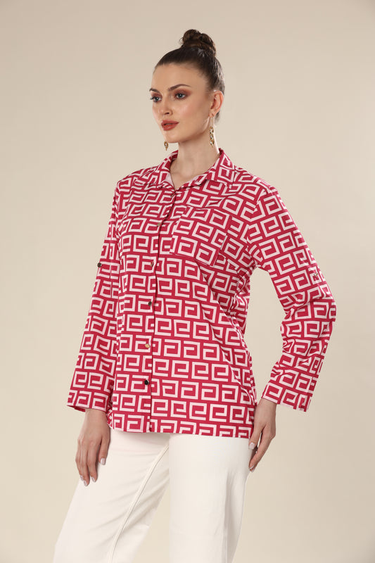 Laventa Ladyrinth Geometric Charm Shirt