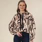 Satin Serenity Loose Fit Hoody Top