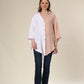 Timeless White Chic Contrast Shirt