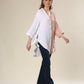 Timeless White Chic Contrast Shirt