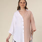 Timeless White Chic Contrast Shirt