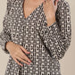 Beige Elegance Silhouette Top
