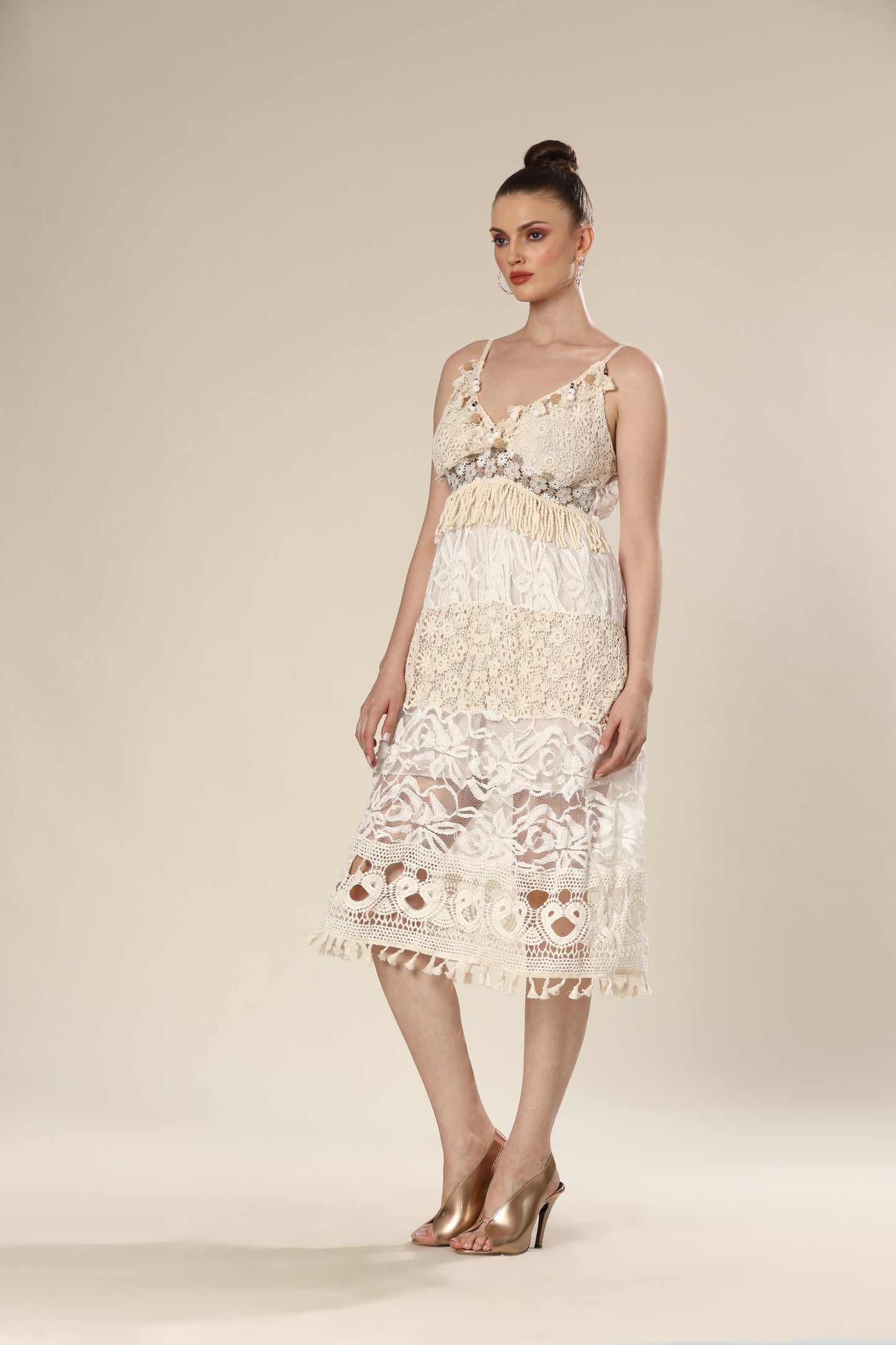 Sunny Shoreline Lace Chic Dress